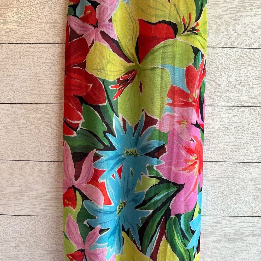 RESA Nari Maxi Dress In Tropicana Floral Mesh Tropical Size Medium - Picture 14 of 15
